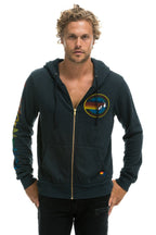 Retro AVIATOR NATION NORTH SHORE HOODIE - CHARCOAL