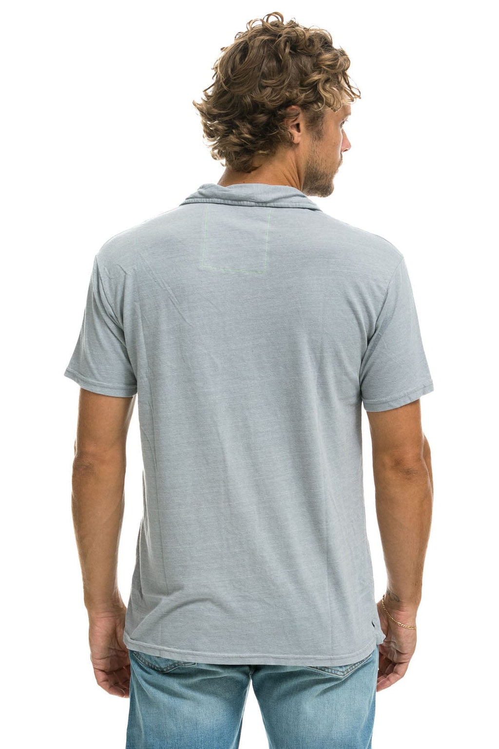 Retro AVIATOR NATION POLO - LIGHT GREY