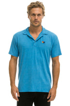 Retro AVIATOR NATION POLO - OCEAN