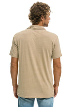 Retro AVIATOR NATION POLO - SAND