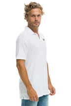Retro AVIATOR NATION POLO - WHITE