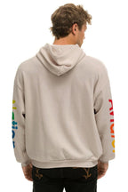 Retro AVIATOR NATION RELAXED VENICE PULLOVER HOODIE - SAND
