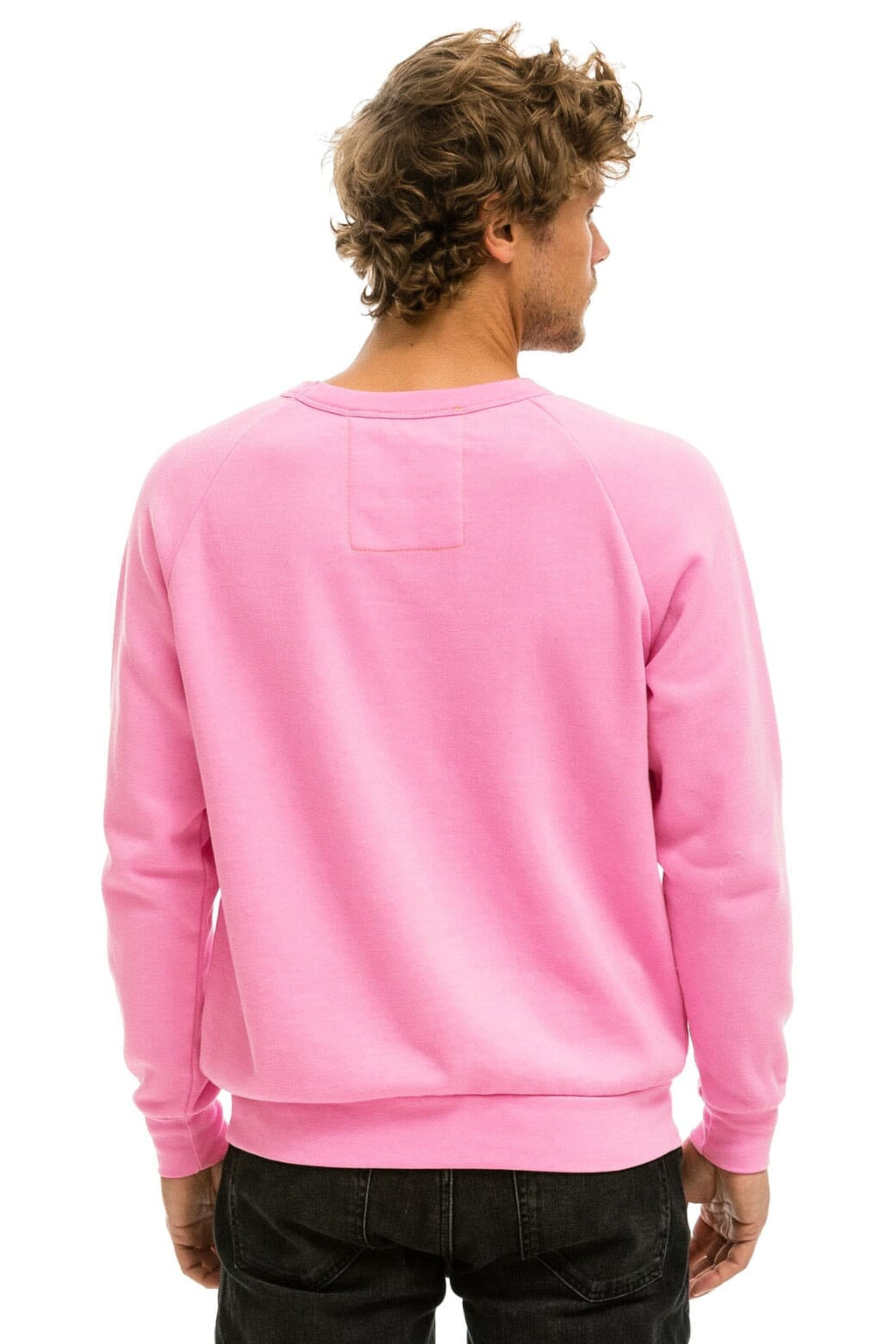 Retro AVIATOR NATION VENICE SWEATSHIRT - NEON PINK