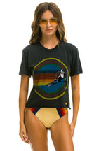 Retro AVIATOR NATION VAIL BOYFRIEND TEE - CHARCOAL