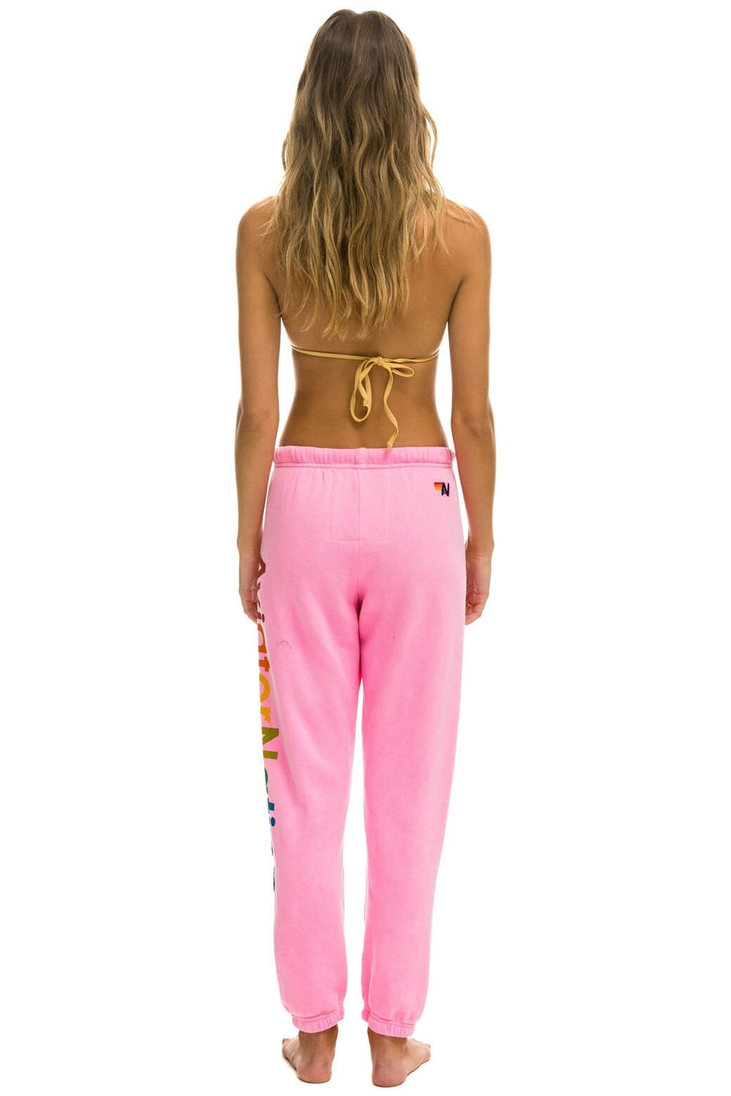 Retro AVIATOR NATION VAIL SWEATPANT - NEON PINK
