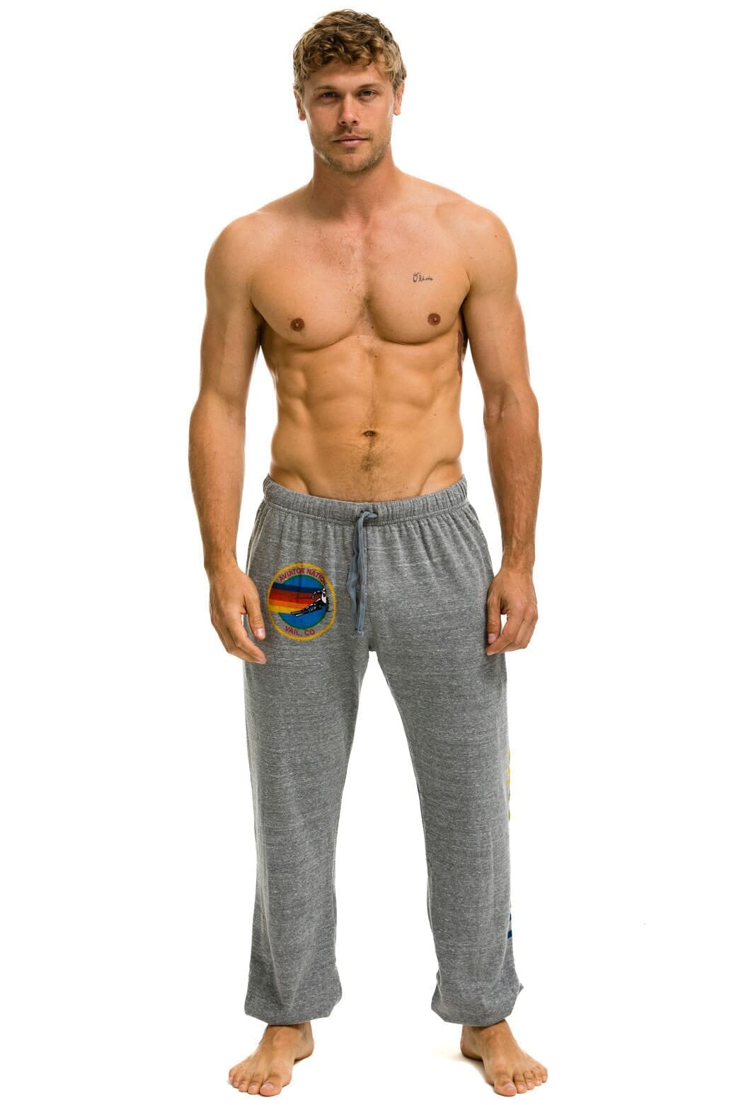 Retro AVIATOR NATION VAIL SWEATPANTS - HEATHER