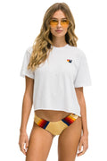 Retro BASIC BOYFRIEND TEE - WHITE