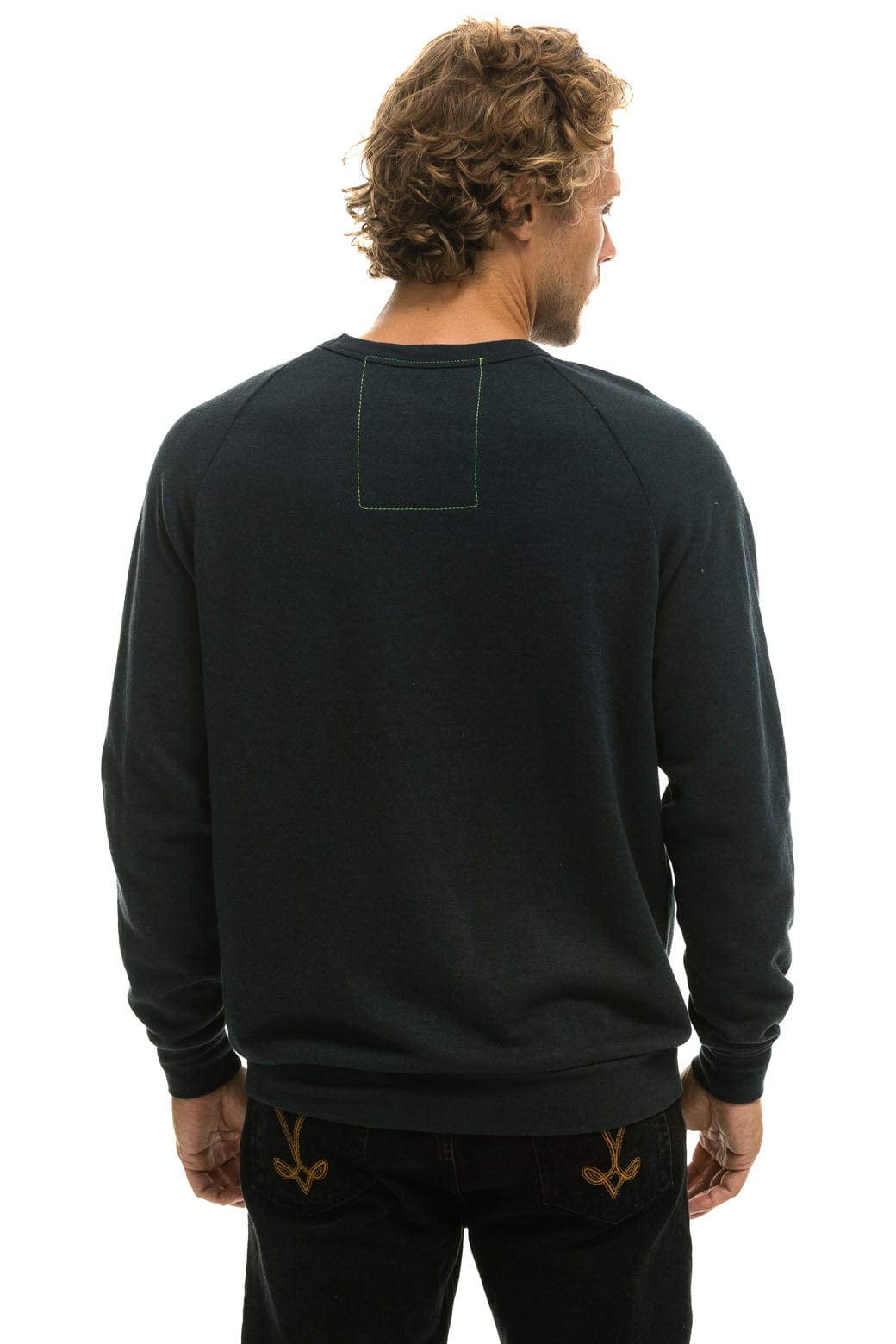 Retro BOLT CREW SWEATSHIRT - CHARCOAL