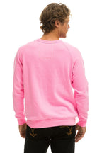 Retro BOLT CREW SWEATSHIRT - NEON PINK