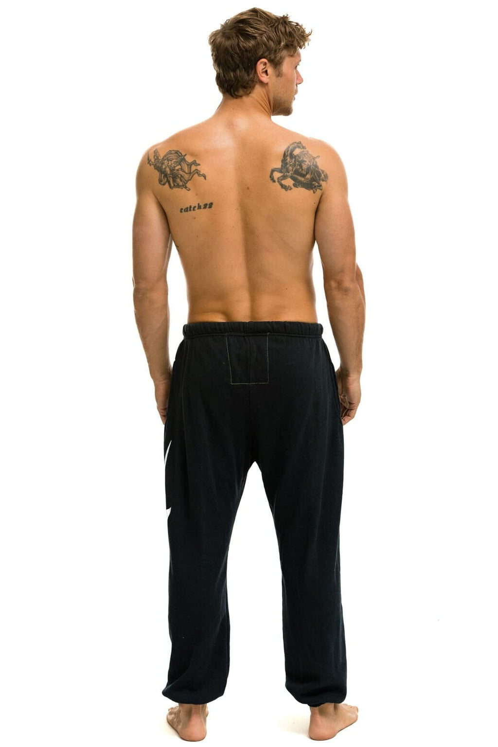 Retro BOLT SWEATPANTS - CHARCOAL