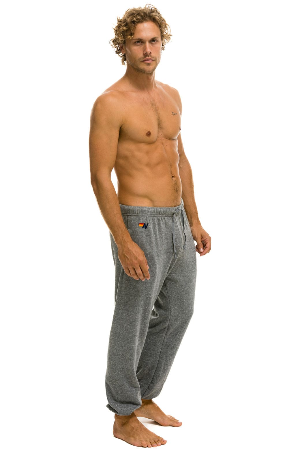 Retro BOLT SWEATPANTS - HEATHER GREY