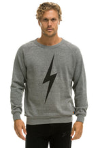Retro BOLT SWEATSHIRT - HEATHER GREY