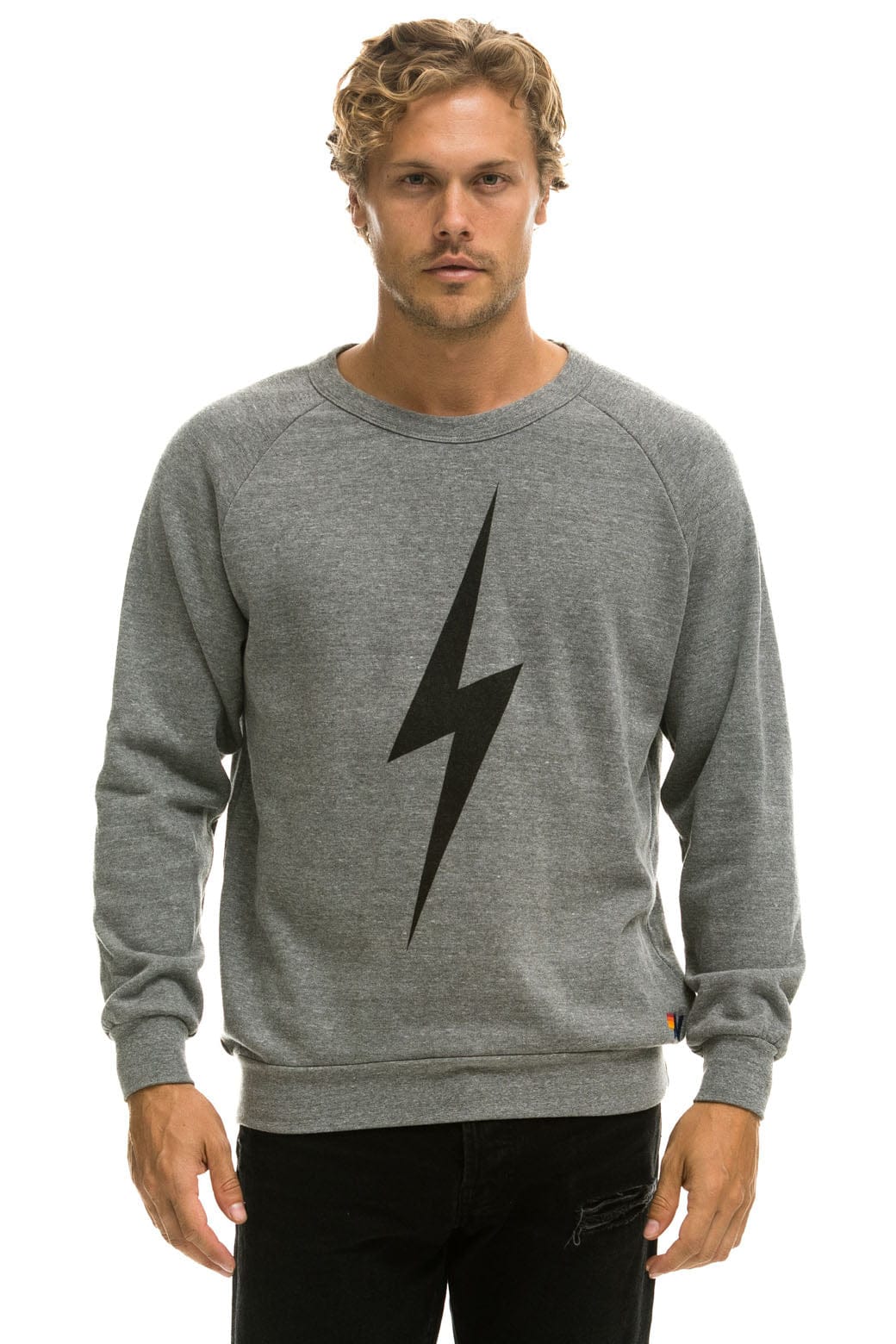 Retro BOLT SWEATSHIRT - HEATHER GREY