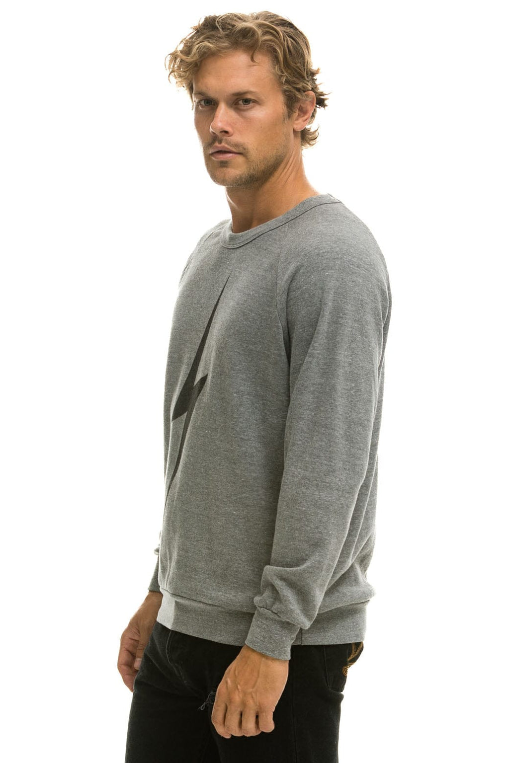 Retro BOLT SWEATSHIRT - HEATHER GREY