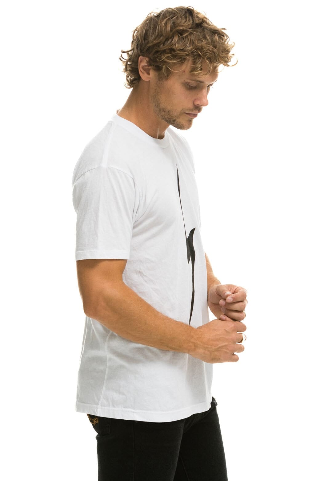 Retro BOLT TEE - WHITE