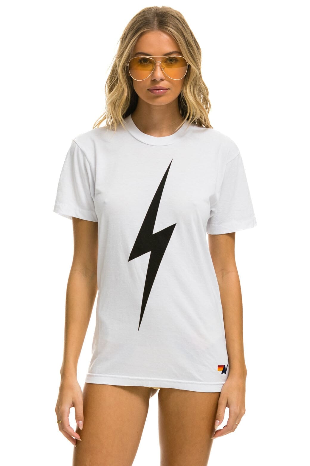 Retro BOLT TEE - WHITE