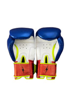 Retro BOXING GLOVES - BLUE WHITE