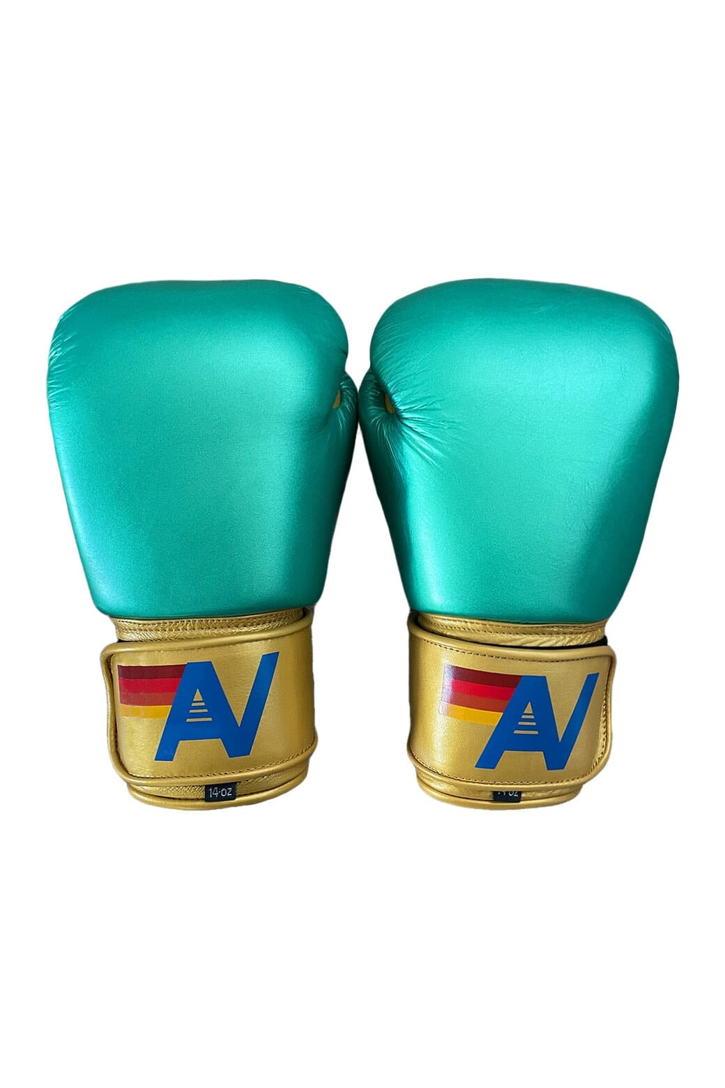 Retro BOXING GLOVES - GREEN GOLD