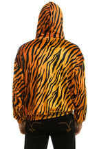 Retro CLASSIC VELVET RELAXED PULLOVER HOODIE - TIGER