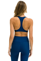 Retro COLOR BLOCK BRALETTE SPORTS BRA - ROYAL