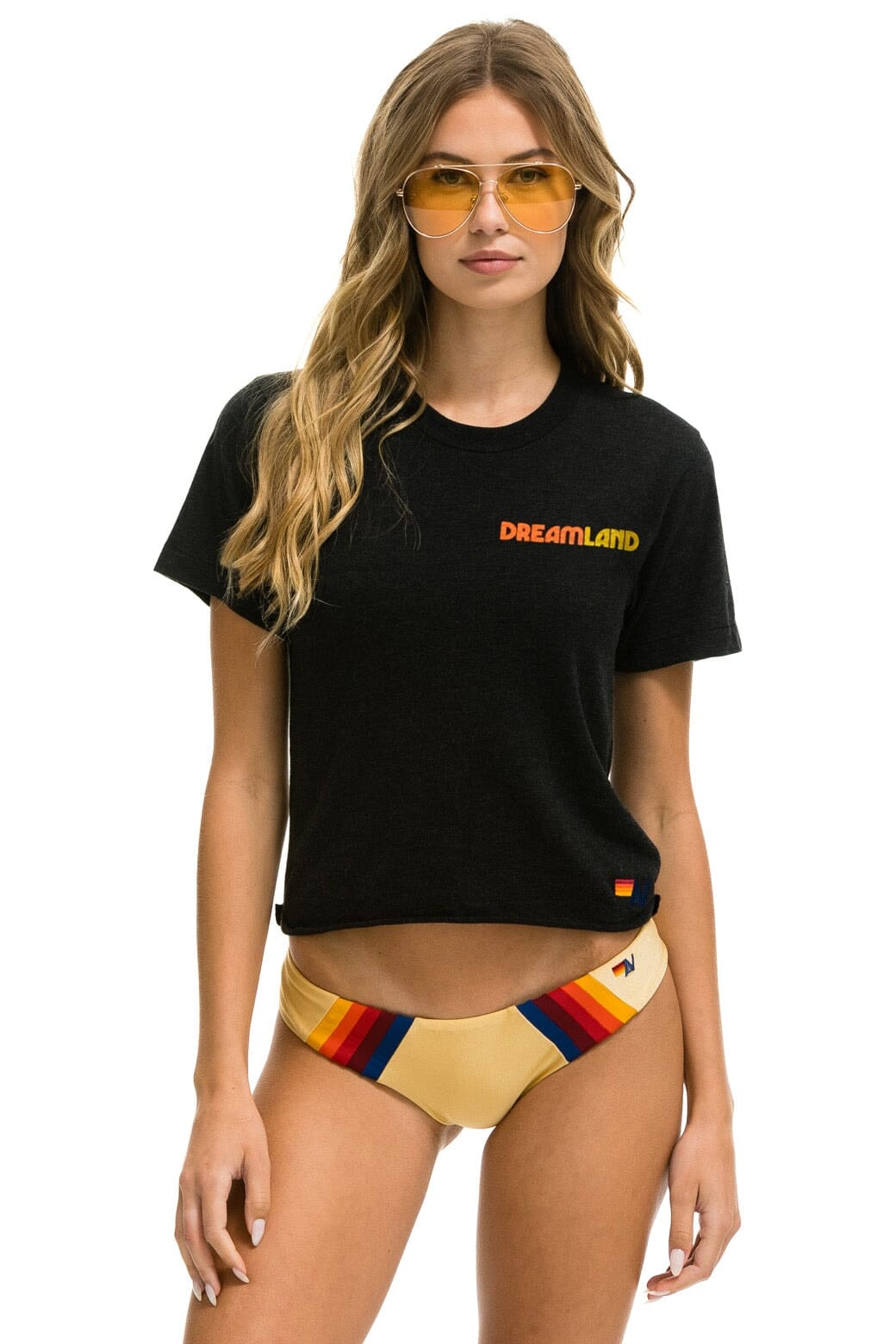 Retro DREAMLAND LOGO BOYFRIEND TEE - BLACK