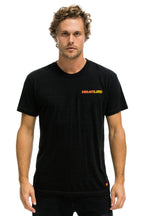 Retro DREAMLAND LOGO UNISEX CREW TEE - BLACK