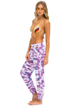 Retro HAND DYED SWEATPANTS - TIE DYE MAGENTA