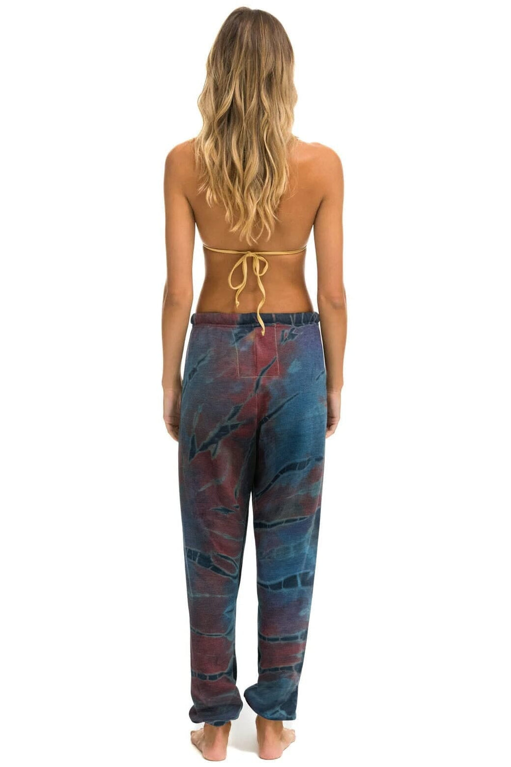 Retro HAND DYED SWEATPANTS - TIE DYE MULTI