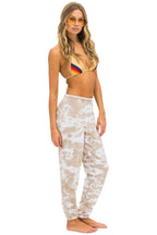 Retro HAND DYED SWEATPANTS - TIE DYE SAND