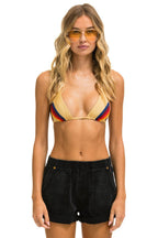 Retro HI RISE SAFARI JEAN SHORT - VINTAGE BLACK