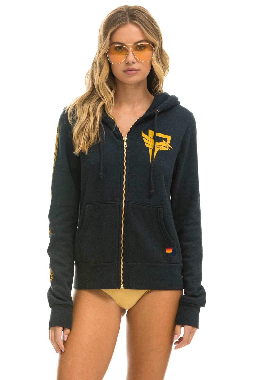 Retro HUNGER GAMES ZIP HOODIE - CHARCOAL