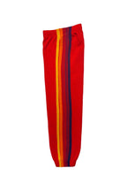 Retro KIDS 5 STRIPE SWEATPANTS - RED