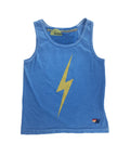 Retro KIDS BOLT TANK - NEON BLUE