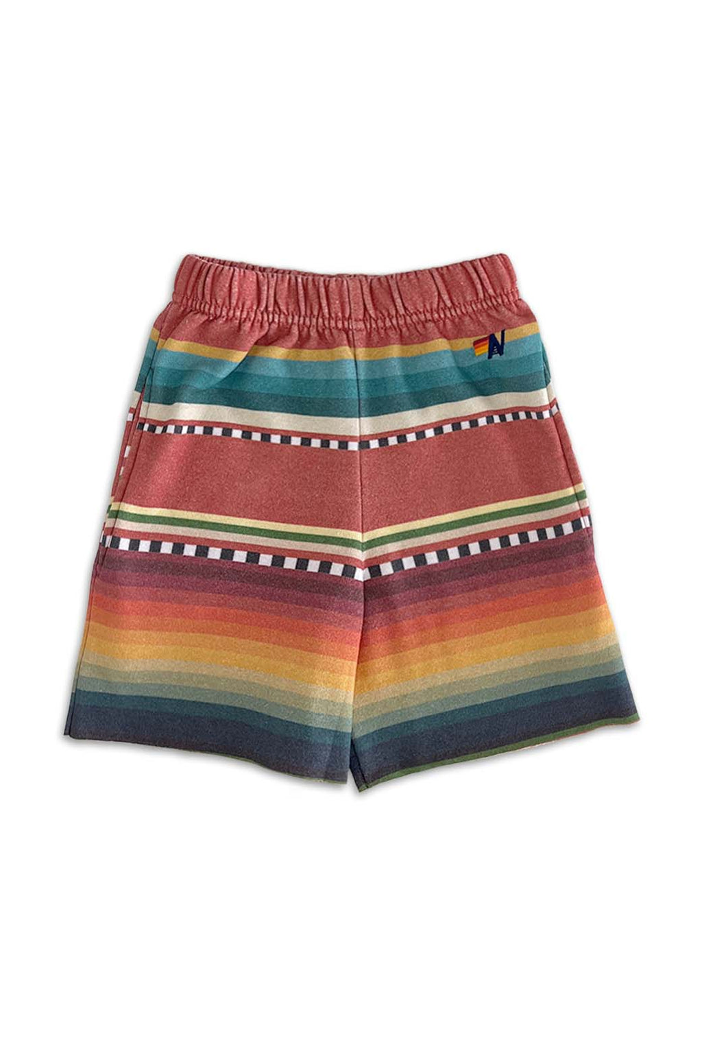 Retro KIDS TULUM SWEATSHORTS - RED