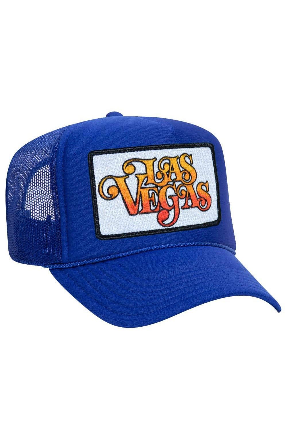 Retro LAS VEGAS SCRIPT TRUCKER HAT
