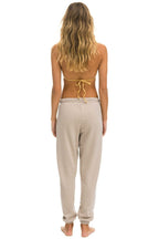 Retro 5 STRIPE SWEATPANTS - SAND RAINBOW WHITE