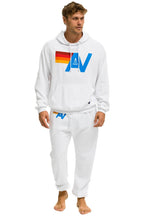 Retro LOGO SWEATPANTS - WHITE