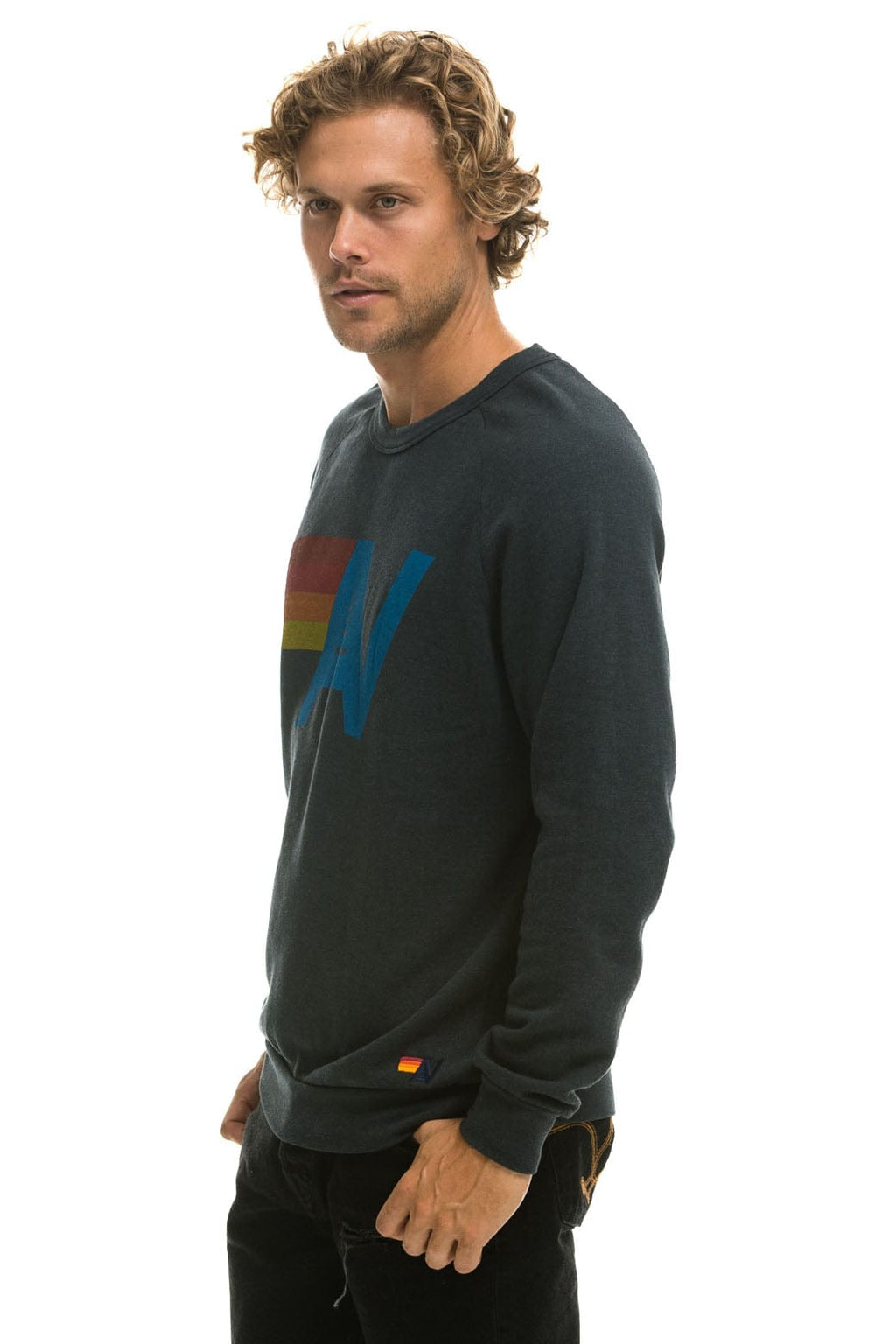 Retro LOGO SWEATSHIRT - CHARCOAL
