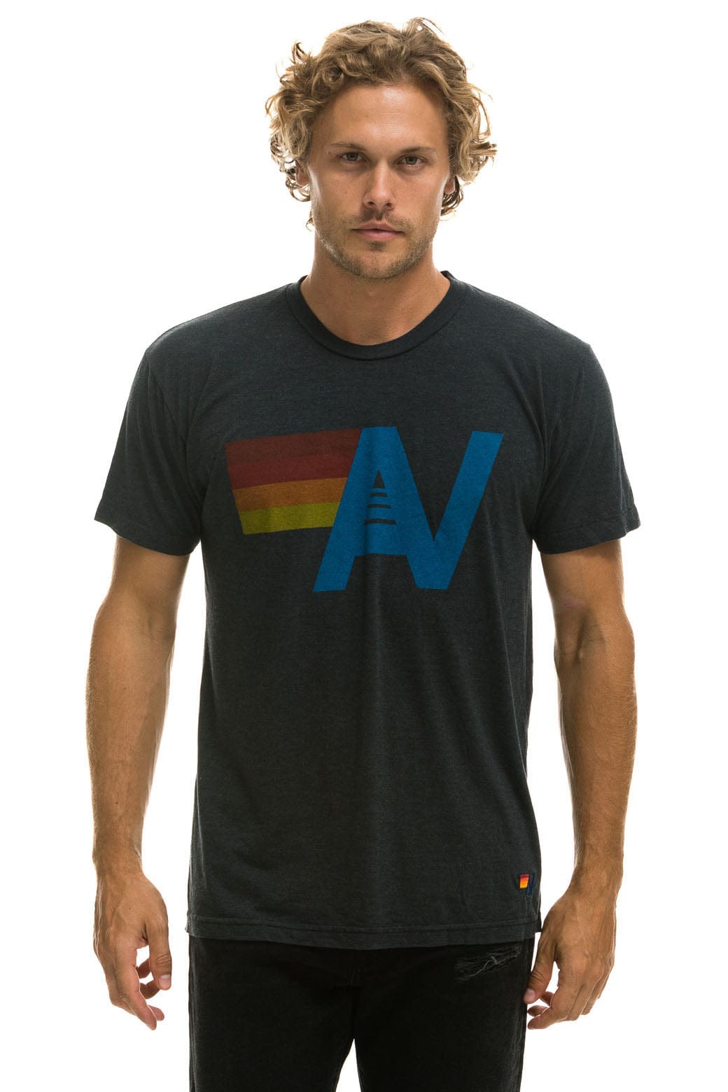 Retro LOGO TEE - CHARCOAL