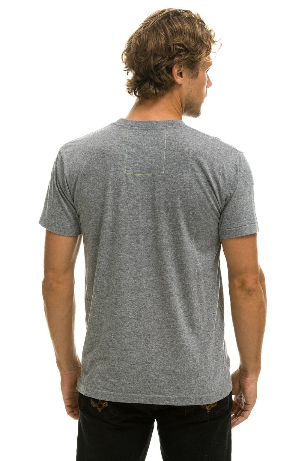 Retro LOGO TEE - HEATHER GREY