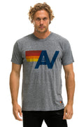 Retro LOGO TEE - HEATHER GREY