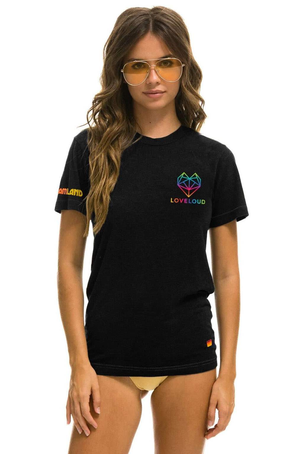 Retro LOVELOUD X DREAMLAND COLLABORATIVE TEE - BLACK