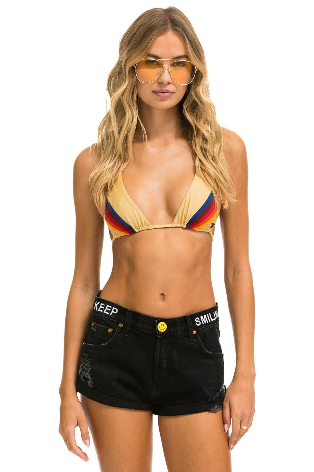 Retro LOW RISE ROCKER JEAN SHORTS - VINTAGE BLACK