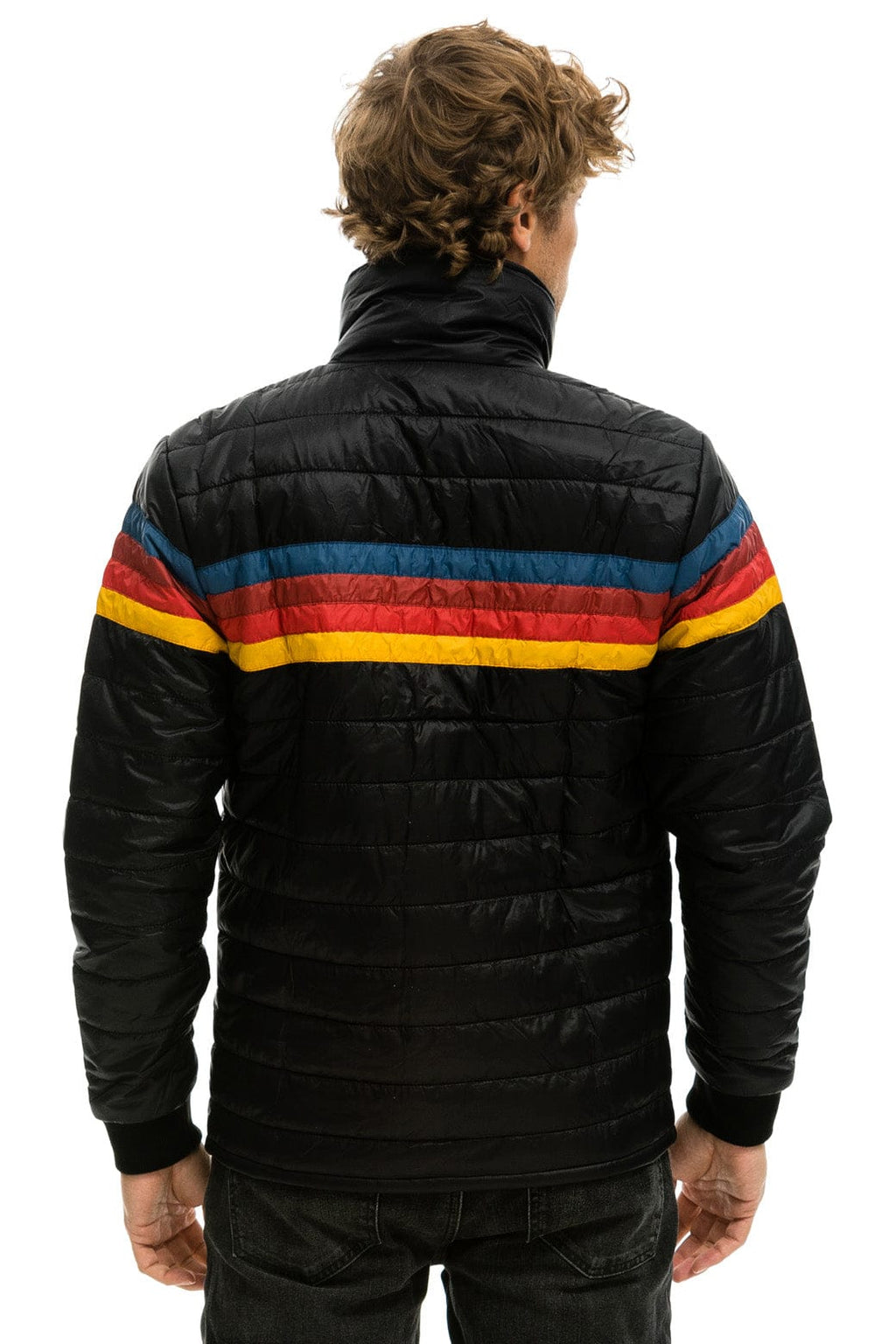 Retro 4 STRIPE JACKET - BLACK
