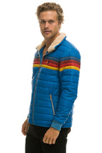Retro 4 STRIPE JACKET - SNORKEL BLUE