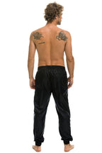 Retro MENS 4 STRIPE WIND PANT - BLACK