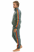 Retro MENS 4 STRIPE WIND PANT - SEDONA GREY