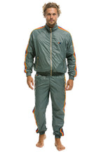 Retro MENS 4 STRIPE WIND PANT - SEDONA GREY