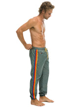 Retro MENS 4 STRIPE WIND PANT - SEDONA GREY