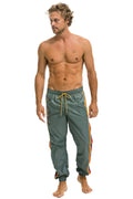 Retro MENS 4 STRIPE WIND PANT - SEDONA GREY